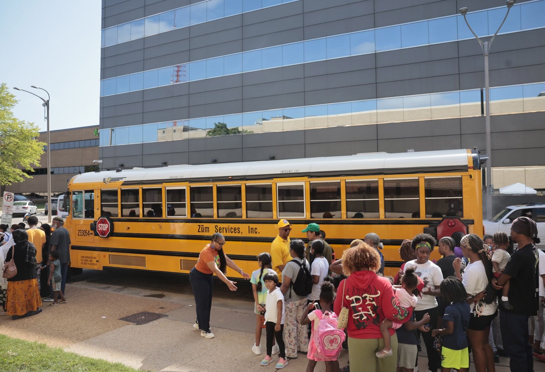 SLPS's annual back-to-school fair outside district HQ